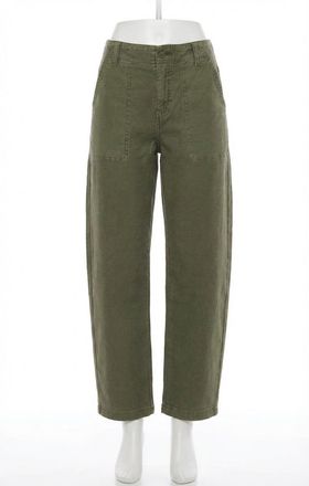 Z Supply Olive Twill Pants In Hunter Green