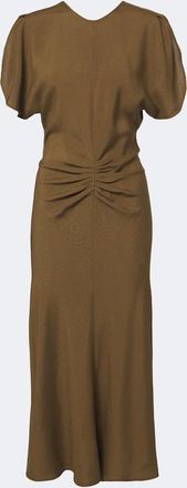 Victoria Beckham Bela ruched midi dress
