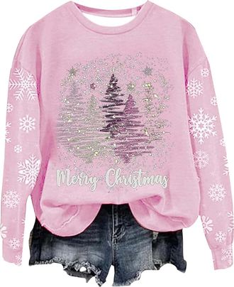 Ladies christmas sweatshirts uk on sale