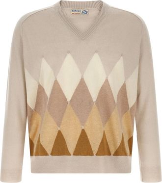 Ballantyne Dames, Truien, Beige, Maat: L Kasjmier