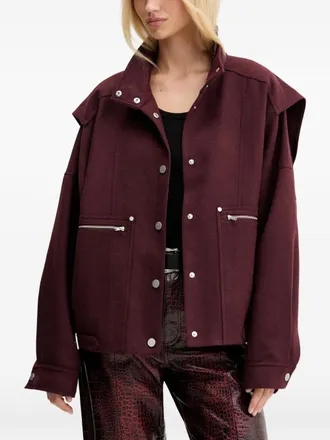 Gestuz Giacca GZdiaz con zip - Rosso