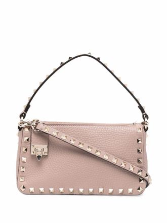 Valentino Garavani Pink Rockstud Small Shoulder Bag