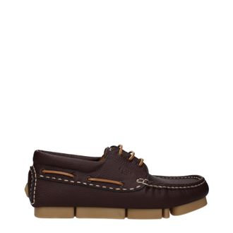 Fendi Herrens Braun/Testa Di Moro Fahrer-Loafer aus Leder