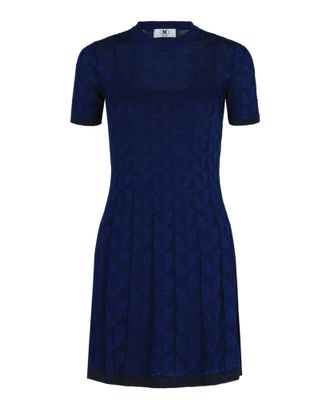 M Missoni Metallic Fit and Flare Dress