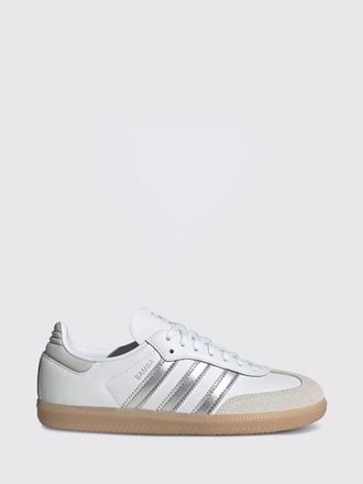 adidas Boys Samba OG Leather Trainers with 3-Stripes Logo