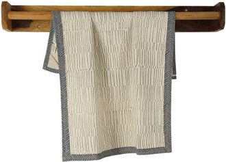 Sustainable Threads Tea Break Hand Block Printed Kitchen Towels - Set of 2 in Bagel at Nordstrom