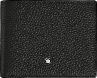 Montblanc Montblanc, Accessoires, Heren, Zwart, ONE Size, Leer, Grain Wallet 6cc