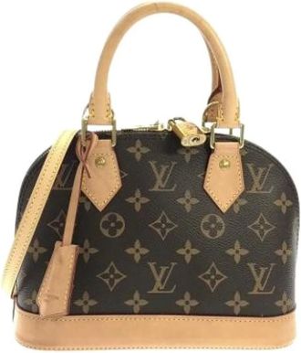 Louis Vuitton Pre-owned Handbags, female, Brown, Size: ONE SIZE Pre-owned Canvas Handbag