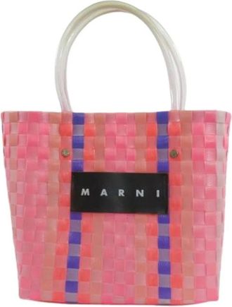 Marni Pre-owned Tote Bags, female, Pink, Size: ONE SIZE Pre-owned Tote Bag