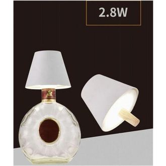 Trade Shop Trade Shop Traesio - Trade Shop - Lume Testa Lumetto Led 2.8 W Ricaricabile Dimmmerabile Cct 3 Colori Luce D10-3c - Blanco