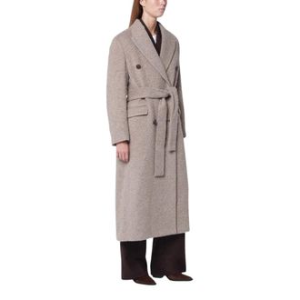 Golden Goose Cappotto Doppiopetto - female - Golden Goose - Belted Coats - Gray - M - Coats