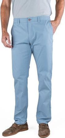 Tailor Vintage Straight Leg Stretch Cotton Blend Chino Pants in Blue Fog at Nordstrom Rack, Size 38