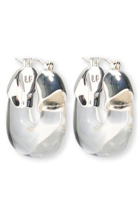 Lizzie Fortunato Mini Organic Hoop Earrings in Silver at Nordstrom