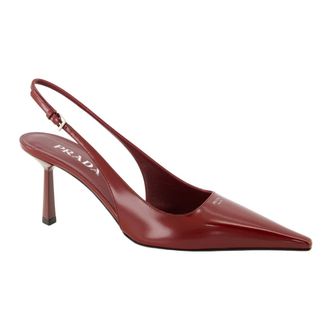 Prada Dames, Schoenen, Rood, Maat: 38 1/2 EU