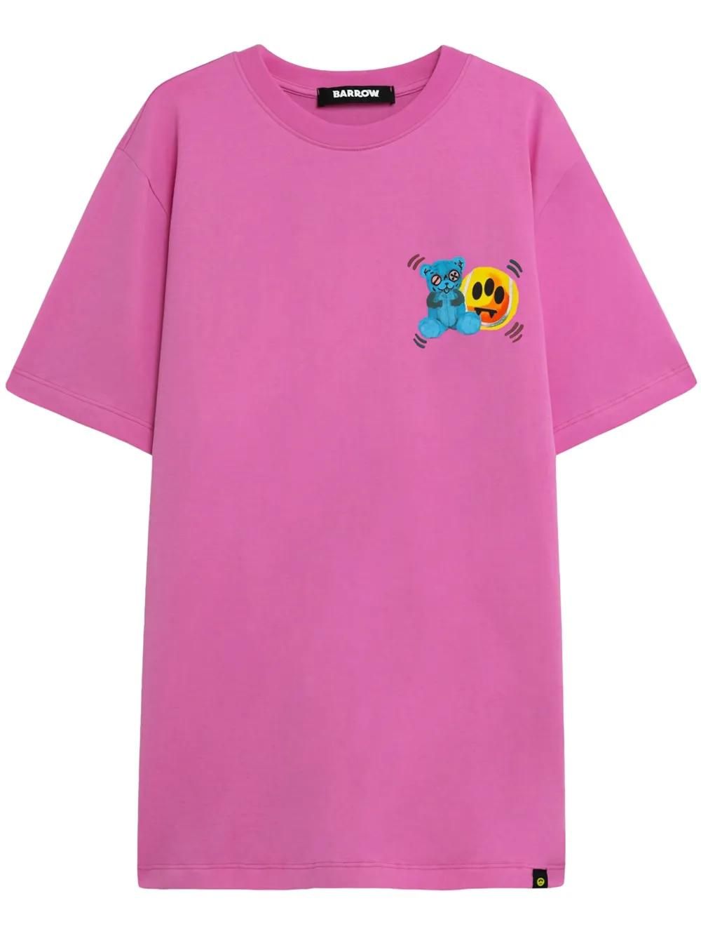 Barrow: Pink Printed T-Shirts now up to −47% | Stylight