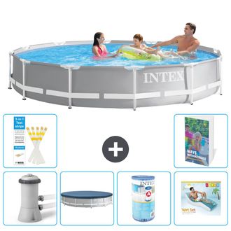 Intex Piscina Prism Frame Redonda - 366x76 Cm - 7-piezas S287