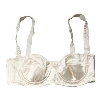 Dolce & Gabbana Bras, female, White, Size: S Semi-Pad Underwire Balconette Bra