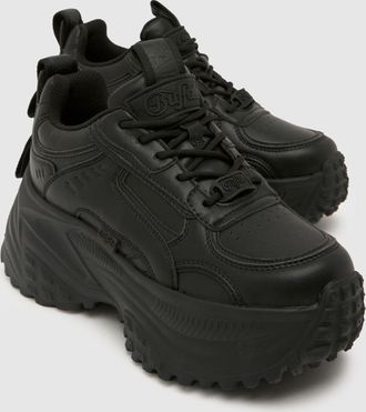 Buffalo Turbo One Womens Black Trainers - Size UK 6.5