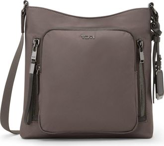 Tumi Voyageur Tyler Nylon Crossbody Bag in Mink at Nordstrom