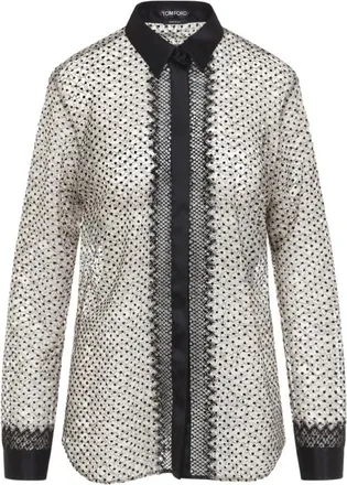 Tom Ford Black Regular Printed Shirt