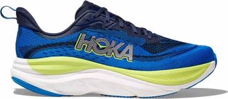 Hoka One One Mens Skyflow Shoe In Varsity Navy/electric Cobalt