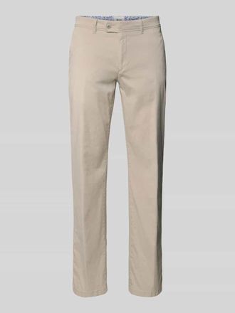 Brax Brax Regular Fit Hose mit Ges&auml;&szlig;taschen Modell Evans in Beige, Gr&ouml;&szlig;e 102