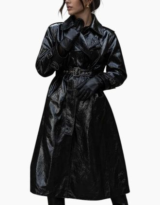 Diesel Womens Diesel L-CAROLYN CAPPOTTO Womens Long Coat - Black - Size: 10/8