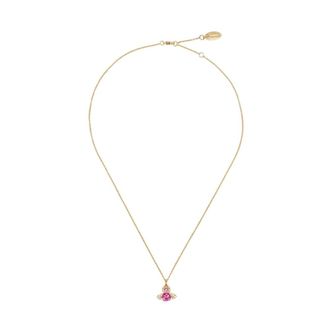 Vivienne Westwood Ismene Drop Pendant Necklace - female - Vivienne Westwood - Necklaces - Pink - ONE SIZE - Accessories
