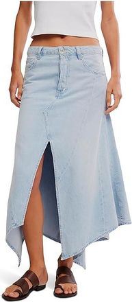 Free People We The Free Aquarius Maxi Skirt Womens Skirt Frostwire : 31, Cotton/Denim