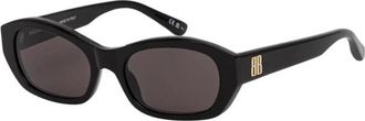 Balenciaga Zonnebrillen - Dames - Zonnebrillen - Zwart - 54 MM - Accessoires