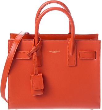 Saint Laurent Nano Sac De Jour Leather Satchel