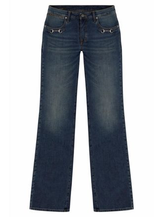 Gucci Denim-Jeans mit Horsebit-Detail
