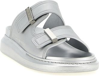 Alexander McQueen Hybrid Slide Sandal - Silver