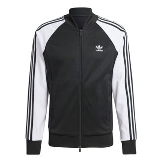 adidas Adicolor Classics SST Track Top Jacket Black White IK7025