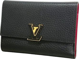 Louis Vuitton Hot Pink Noir Wallet (Tri-Fold) (Pre-Owned)