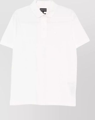 Emporio Armani cotton short-sleeve polo shirt