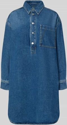 Armedangels Armedangels Oversized Jeanskleid aus Lyocell-Mix in Jeansblau, Gr&ouml;&szlig;e XS