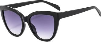 Generic Outdoor Womens Vacation Sunglasses Mens Sports Vacation Commuter Sun Glasses(Black)