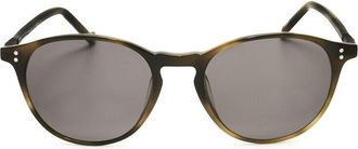 Hackett Mens Grey Round Sunglasses HEBS268
