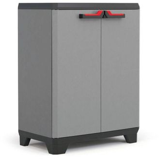 Dmora Dmora - Armario Exterior Cochrane, Mueble Para Exteriores, Mueble De Jard&iacute;n Multiusos, Contenedor Para Balc&oacute;n O Garaje, Made In Italy, 68x39 H90 Cm, G