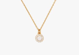 Kate Spade New York Youre A Gem Pave Halo Pendant