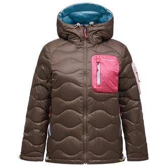 Peak Performance Helium Utility Down Hood Daunenjacke f&uuml;r Damen | braun