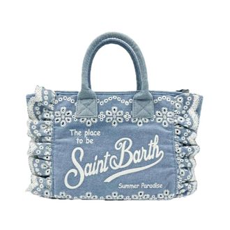 MC2 Saint Barth Handbags, female, Blue, Size: ONE SIZE Colette Volant N Hand Bag with Sangallo Shoulder Strap