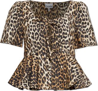 Ganni Mujer, Blusas y Camisas, Marr&oacute;n, Talla: S