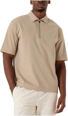 The Goodpeople Tops, Heren, Beige, L, Post Polo