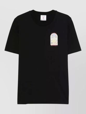 Casablanca tennis landscape graphic short sleeve t shirt