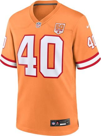 Nike Mike Alstott Tampa Bay Buccaneers 50th Anniversary Nike Mens NFL Game Jersey in Orange | 67NM01OSW6R-V21
