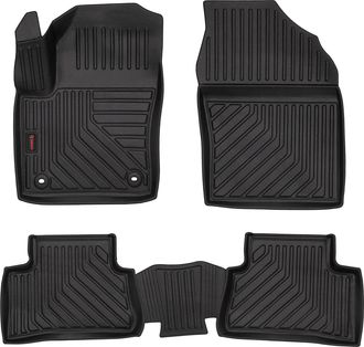 OEM Alfombrillas De Goma 3d Para Coche: Toyota C-hr (crossover, 2016-) - Borde De 5 Cm