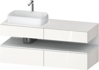 Duravit Duravit Qatego Consola Mueble Bajo Lavabo, 2 Extensiones, 2