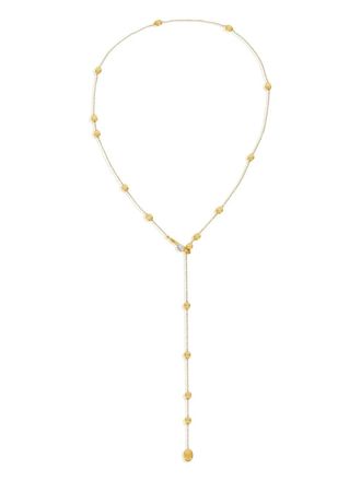 Nanis 18kt yellow gold Soffio diamond necklace - women - Diamond/18kt Yellow Gold - One Size